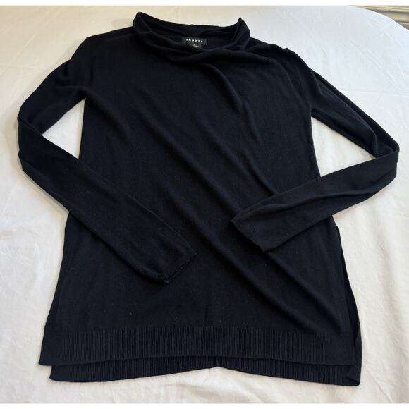 Trouve Women's Sweater Size S Angora Blend Black Pullover Preppy Dark Academia - Picture 1 of 8